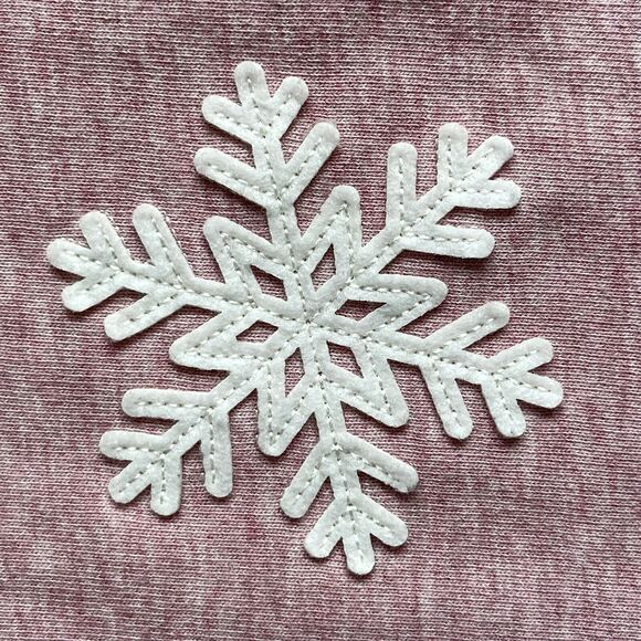 Talbots Pullover Sweatshirt Sweater Top Women Size XS Mauve Pink Snowflakes - Picture 5 of 12